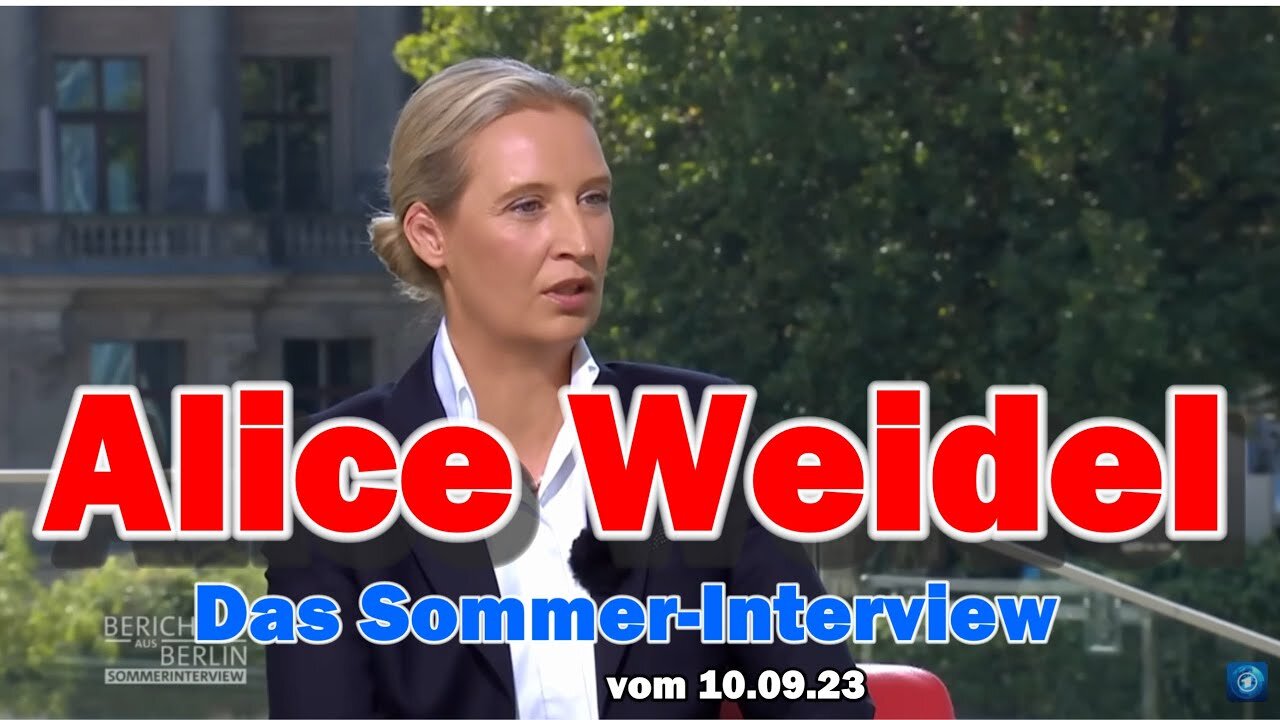 Alice Weidel Interview - Arroganter Kotzbrocken trifft auf Alice Weidel🙈🐑🐑🐑 COV ID1984