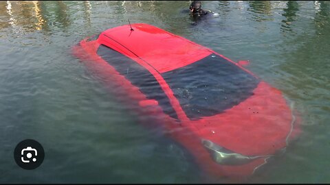 "Death-Defying Stunt: Car Launches into Water at High Speed!"