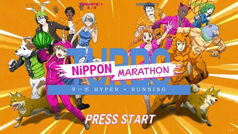 Seeking Fame & Fortune In Nippon Marathon TURBO Hyper = Running (Direct capture)