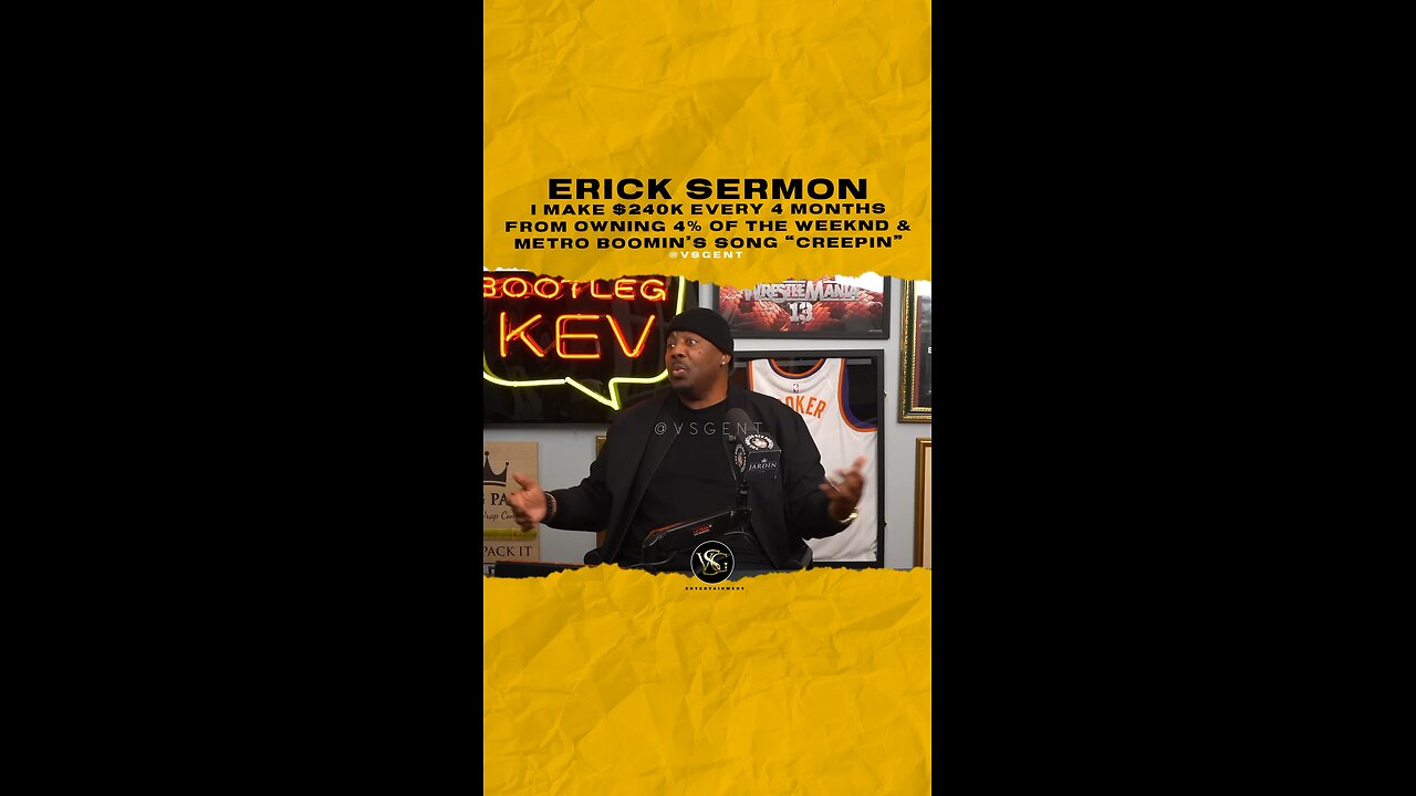 @erick_sermon I make $240k every 4 months from owning 4% of @theweeknd & @metroboomin song “creepin