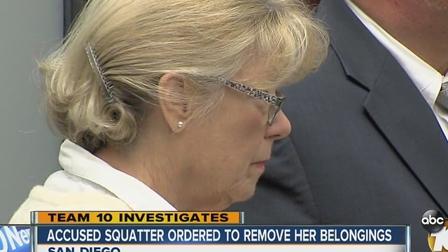 Accused squatter ordered to remove her belongings from elderly widow's house