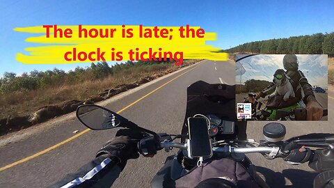 The hour is late; the clock is ticking