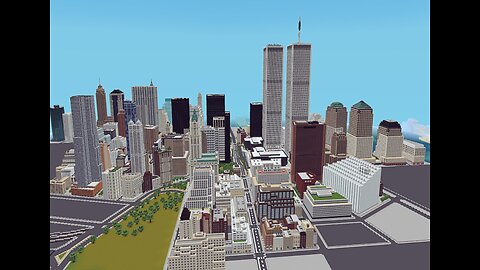 Minecraft: My New York City w/ Twin Towers update.