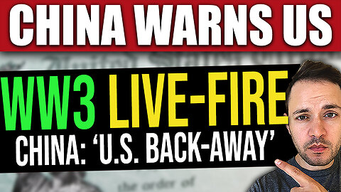 ‘LIVE-FIRE’ China Warns US… Bombers Ready for War (World War 3)