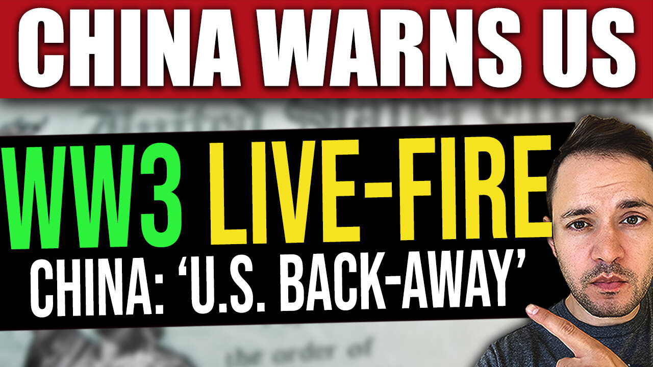 ‘LIVE-FIRE’ China Warns US… Bombers Ready for War (World War 3)