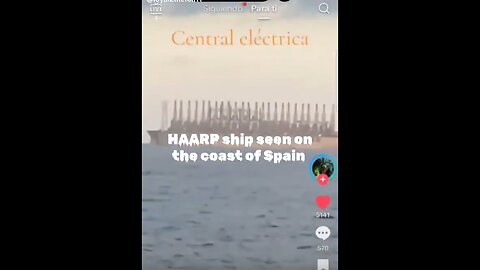 G002 HAARP SHIP SEEN ON THE COAST OF SPAIN