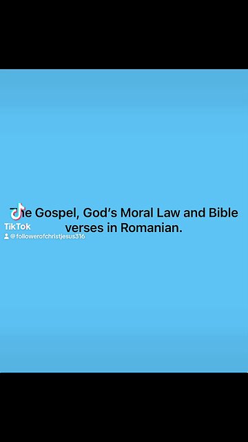 Tonight's Gospel translations Romanian and South African. #gospel #tencommandments #bibleverses