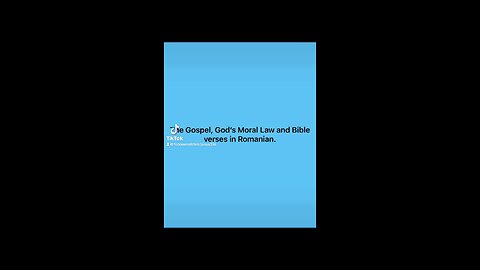 Tonight's Gospel translations Romanian and South African. #gospel #tencommandments #bibleverses