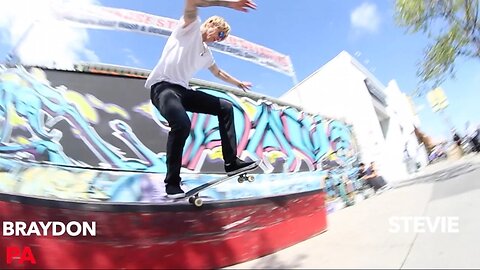 Game Of BMX vs SKATE: Stevie Churchill vs Braydon Szafranski