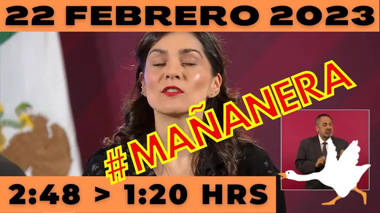 💩🐣👶 #AMLITO | Mañanera Miércoles 22 de Febrero 2023 | El gansito veloz de 2:48 a 1:20.