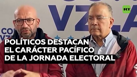 Políticos destacan el carácter pacífico de la jornada electoral y agradecen a los organizadores