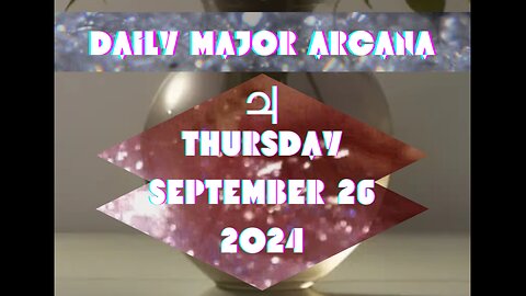 Thursday ♃ September 26 2024: ♎️ #Libra Season 👹 #tarot #shorts #zodiac
