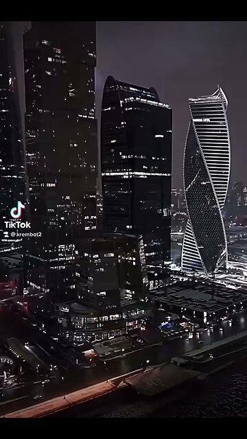 Moscow at night