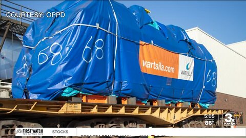 OPPD moves massive engines for natural gas plants on Tuesday