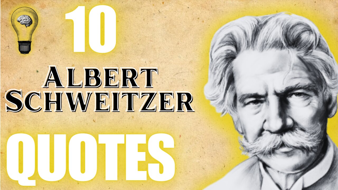 Unlock the Secrets to Happiness & Success with Albert Schweitzer's 10 Quotes on Life, Love & Purpose