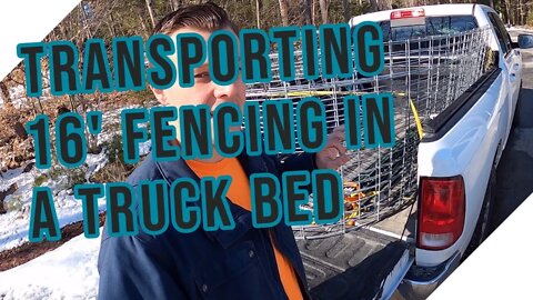 How to Transport 16 Foot Cattle or Hog Panels in a Truck Bed