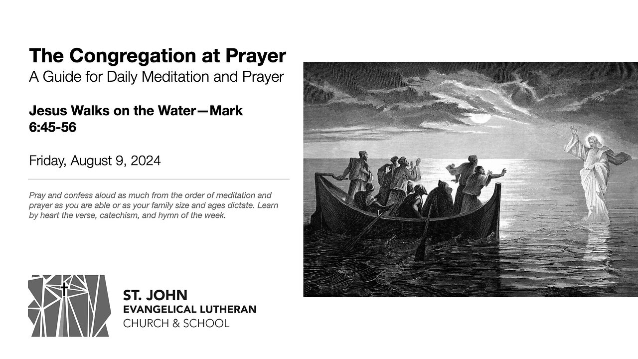 Jesus Walks on the Water—Mark 6:45-56