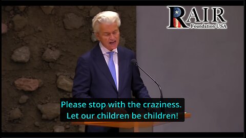 Dutch Party Leader Geert Wilders Slams Law Mandating LGBTQ Propaganda in the Classroom