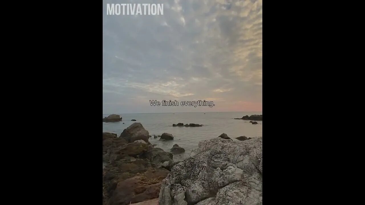 Finish EVERYTHING That You Start tiktok mymotivation01