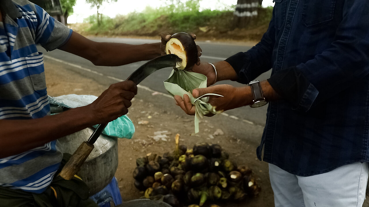 Humble Old Man Selling ICE APPLE JUICE | Roadside Refreshing Drinks