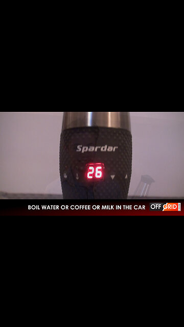 How to BOIL water, soup or coffee IN THE CAR. #shorts #carkettle