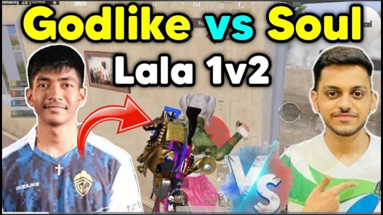Cluthgod pure 1v 2 soul πΆβπ«οΈ Godlike vs soul latest gameplay ( pubg )
