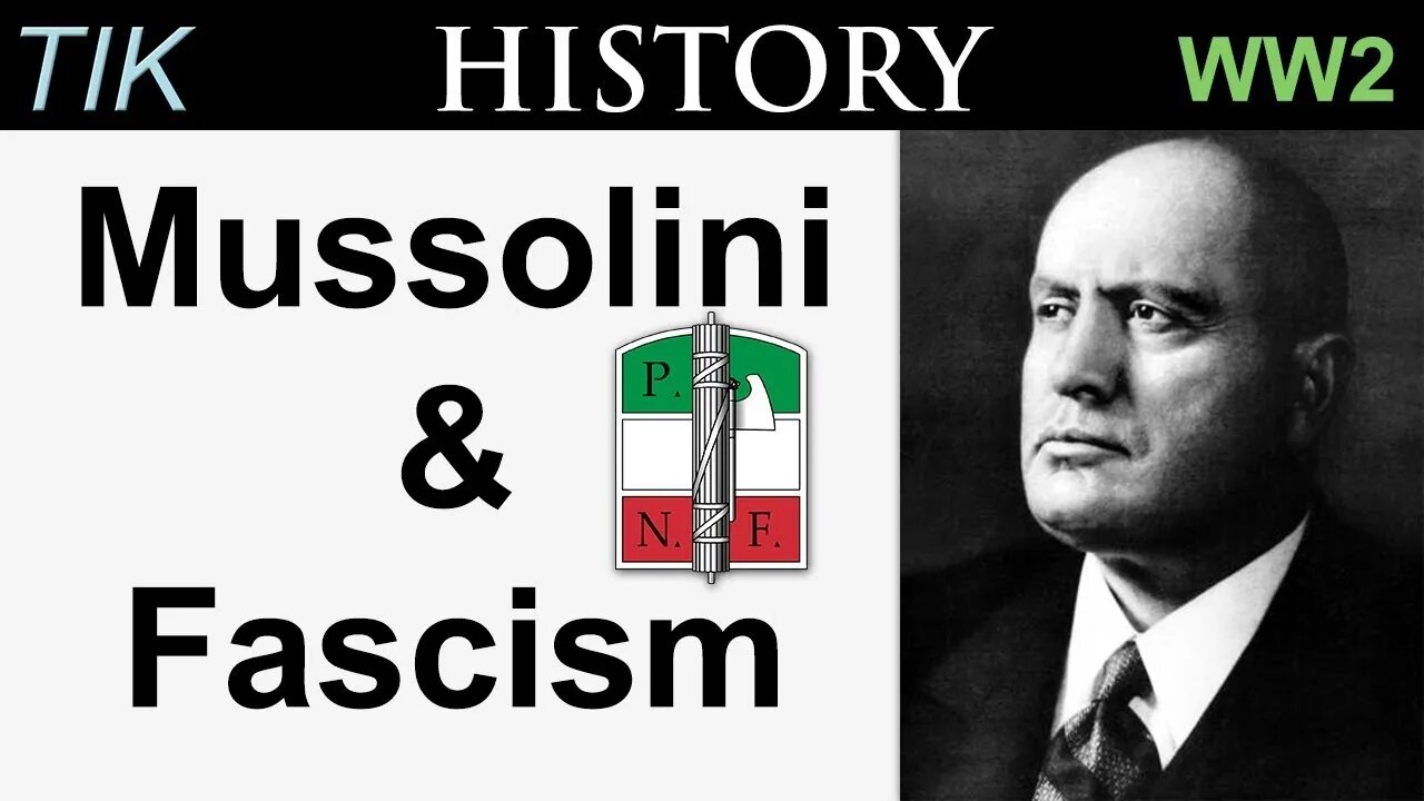 Uma breve história sobre Mussolini e o Fascismo