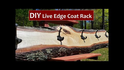 DIY Live Edge Oak Slab - First project for the Woodland Cabin Rehab!