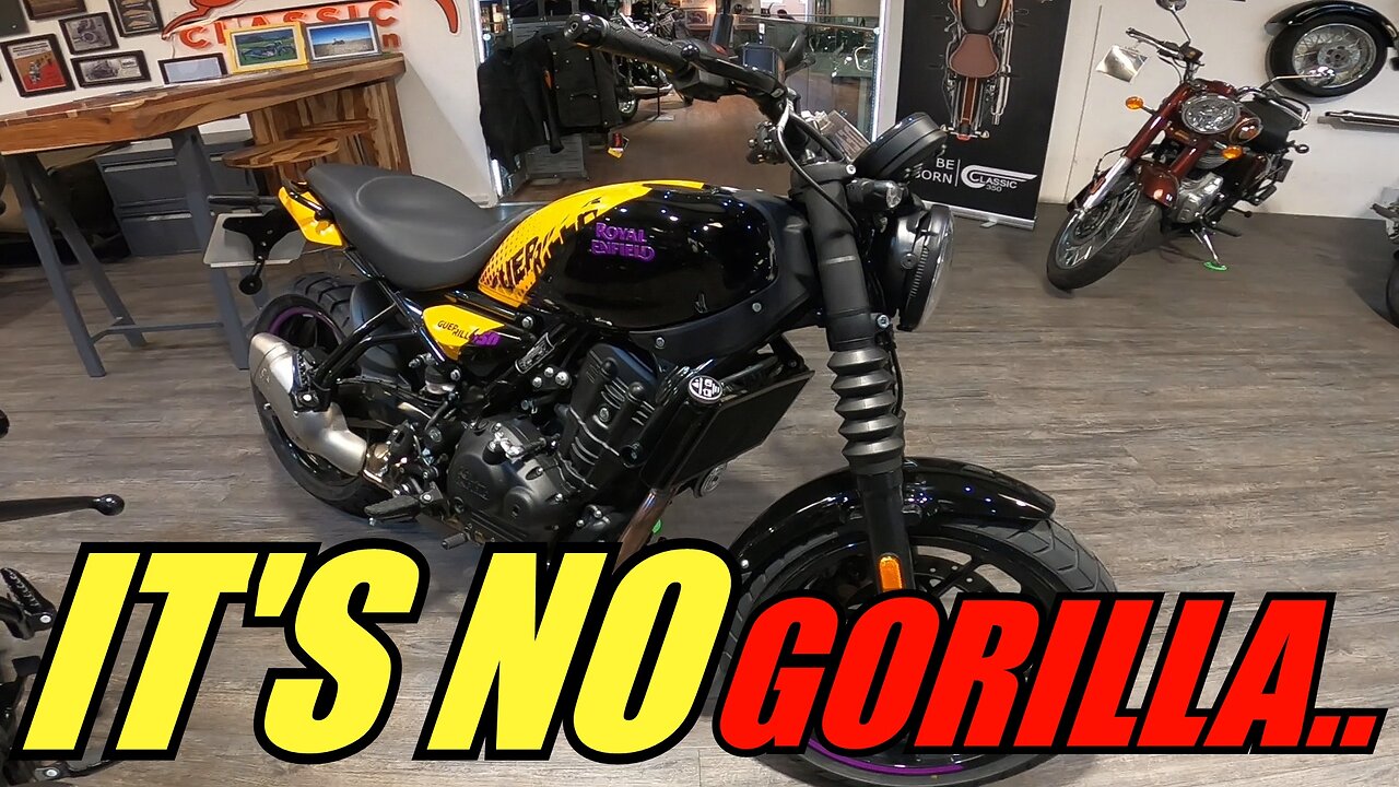 Royal Enfield's NEW BIKE it's a Guerrilla not a Gorilla | Moto Vlog