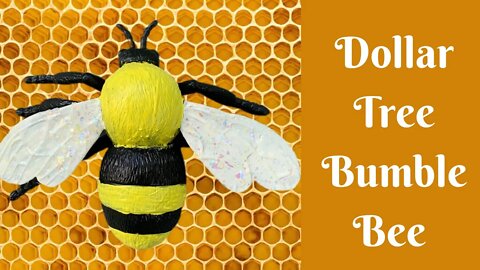 Everyday Crafting: Dollar Tree Bee | How To Make A Bee