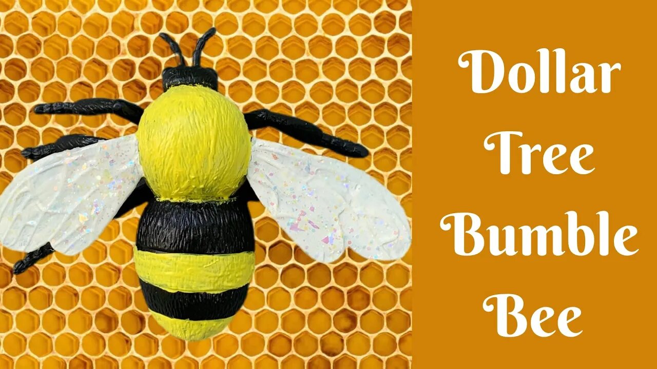 Everyday Crafting: Dollar Tree Bee | How To Make A Bee