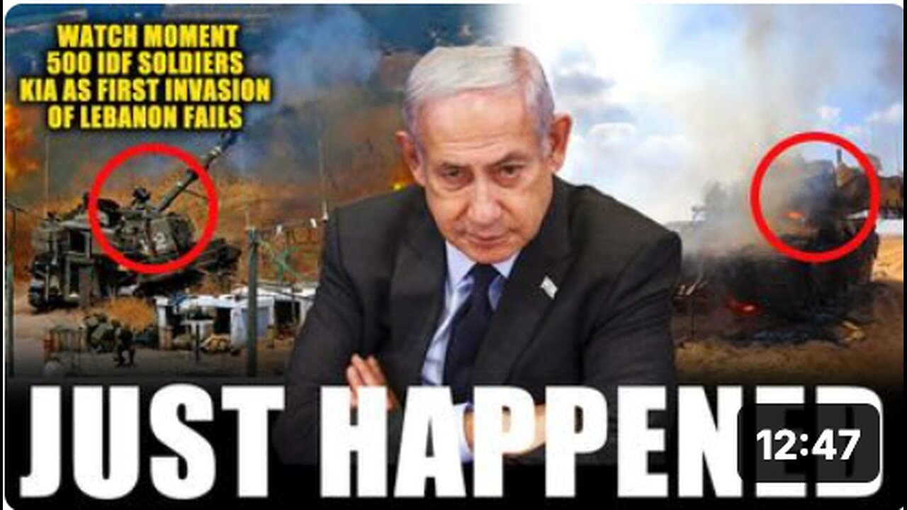 Netanyahu Fails Again! Israel’s First Ground Invasion Into Lebanon ENDS IN DISASTER!