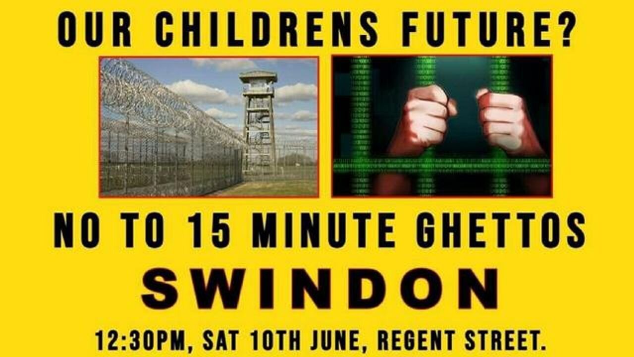 Swindon Says No To 15 Minute Cities - Intro & Speeches By Jasmin & Debbie Hicks