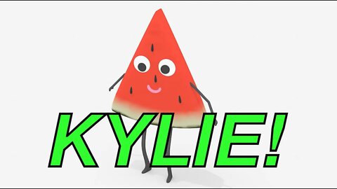 Happy Birthday KYLIE! - WATERMELON Birthday Song