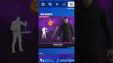 MICHAEL MYERS: THE NIGHT HE CAME TO THE ITEM SHOP #gaming #fortnite #viral #fortniteitemshop #shorts