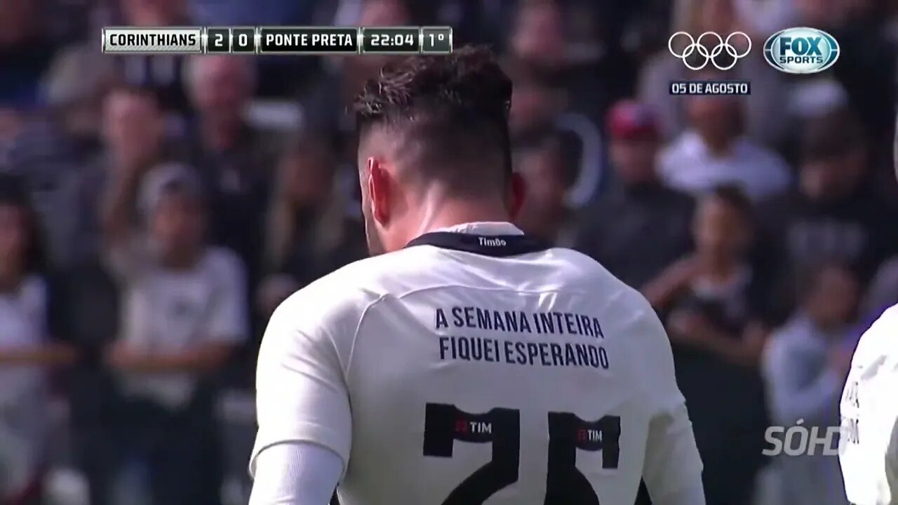 Os Gols do Jogo Corinthians 3 x 0 Ponte Preta Brasileirão 26 05 2016