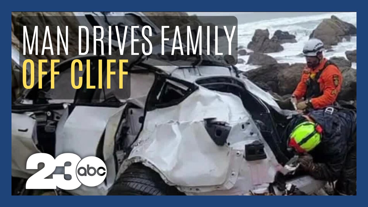 Man arrested after driving family off 'Devil's Slide' cliff