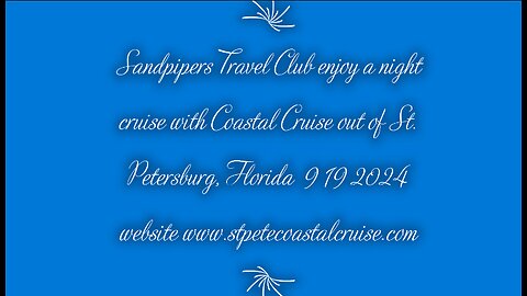 Sandpipers Travel Club night Cruise 9 19 2024