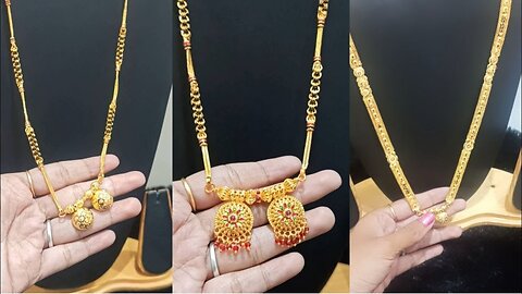 Gold Plated long Mangalsutra Design!! Latest Mangalsutra Des