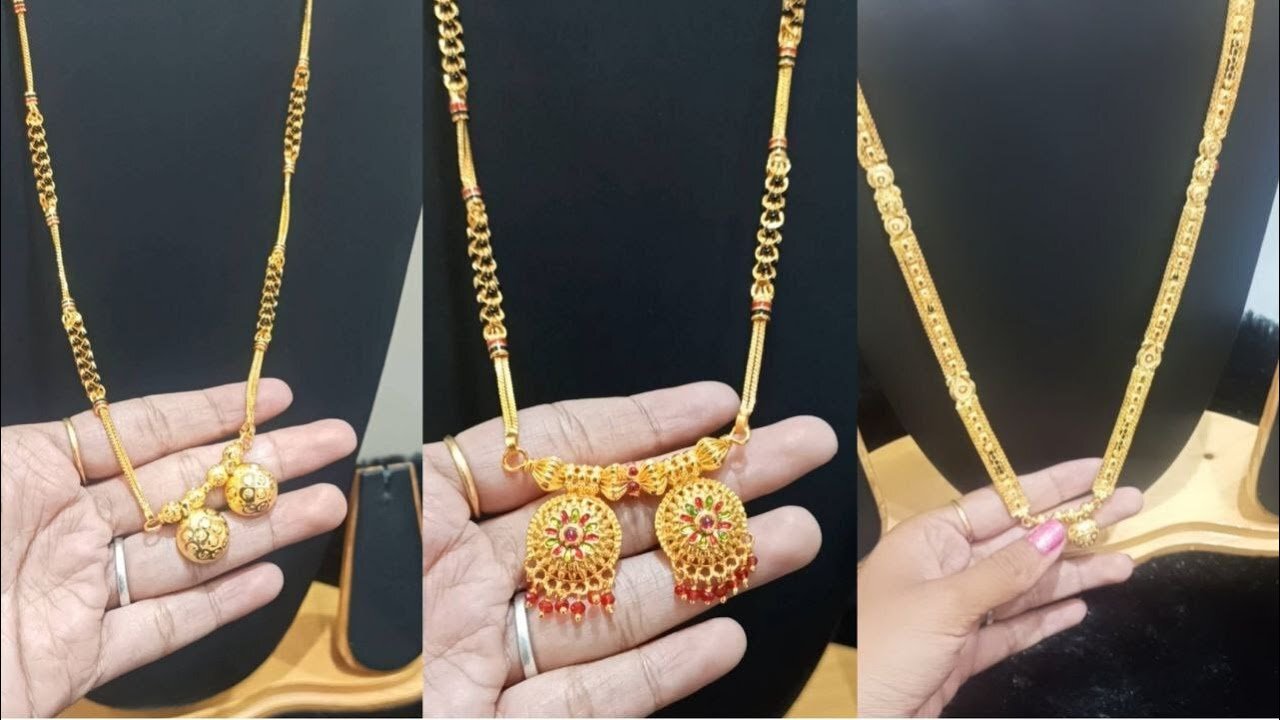 Gold Plated long Mangalsutra Design!! Latest Mangalsutra Des