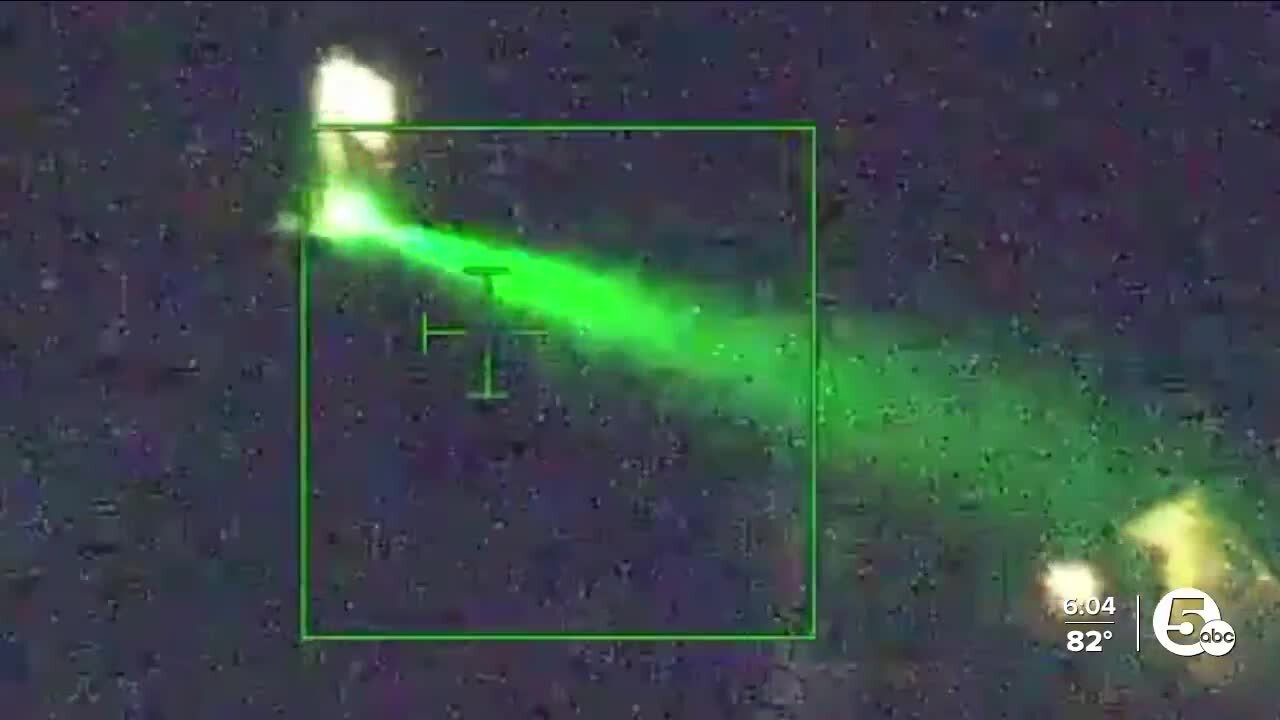 3 men arrested as lasers strike OSHP helicopter 3 times in less than an hour