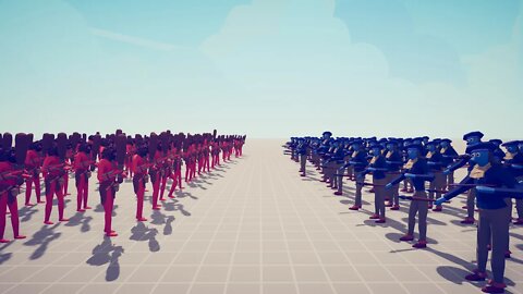 100 Clubber VS 100 Painters. Totally Accurate Battle Simulator TABS