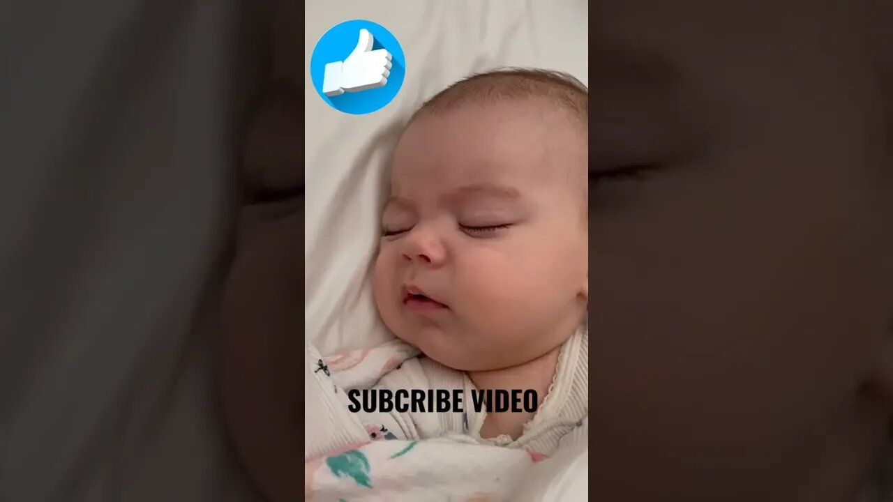 How a baby get sleeping with smile last video viral, Best funny video live,#shorts #baby #funny #new