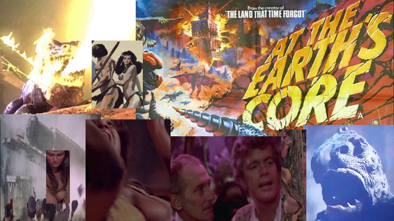 review, at the earths core,1976, doug maclure, peter cushing,