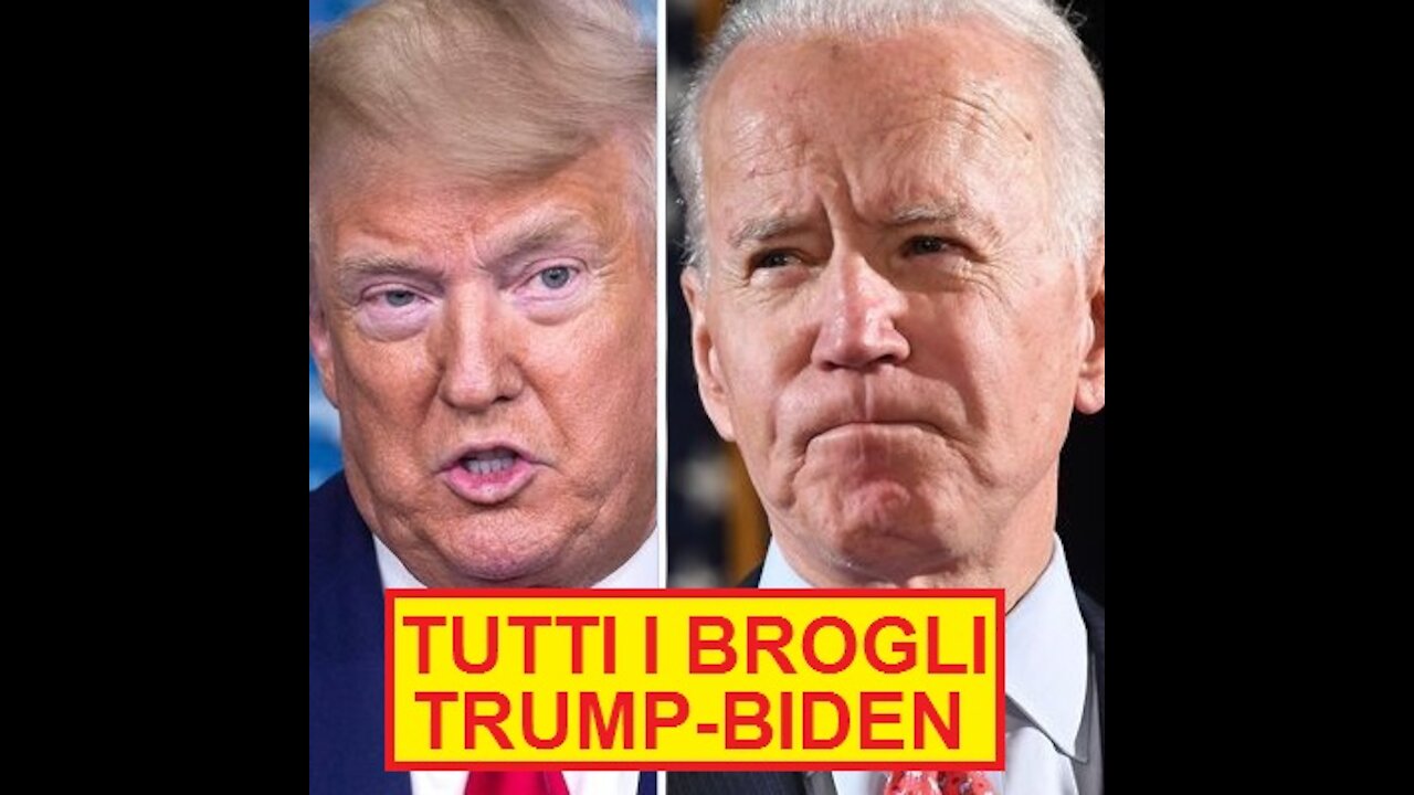 Tutti i brogli delle elezioni americane 2020 (Trump-Biden)