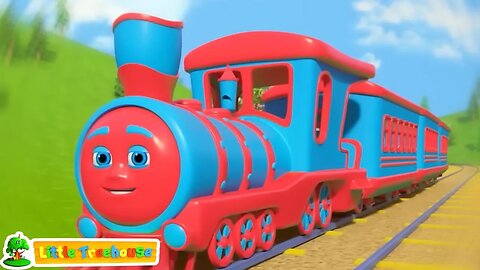 The Wheels On the Train, Taxi & More Vehicle Songs & Rhymes for Kids