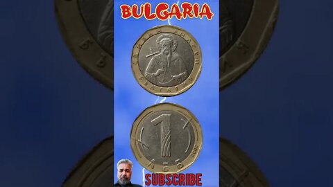 Bulgaria 1 Lev 2002.#shorts #education #coinnotesz