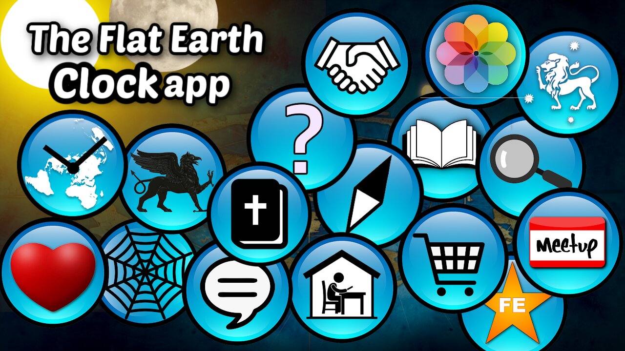 Flat Earth Clock App August 2024