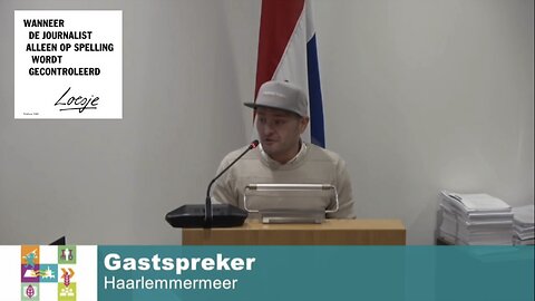 “Een behoorlijk politiek verhaal” Onafhankelijke journalistiek - Jasper CSTV spreekt in gemeenteraad