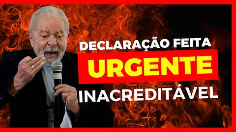 Lula solta declaração URGENTE ao Brasil... PL toma decisão !